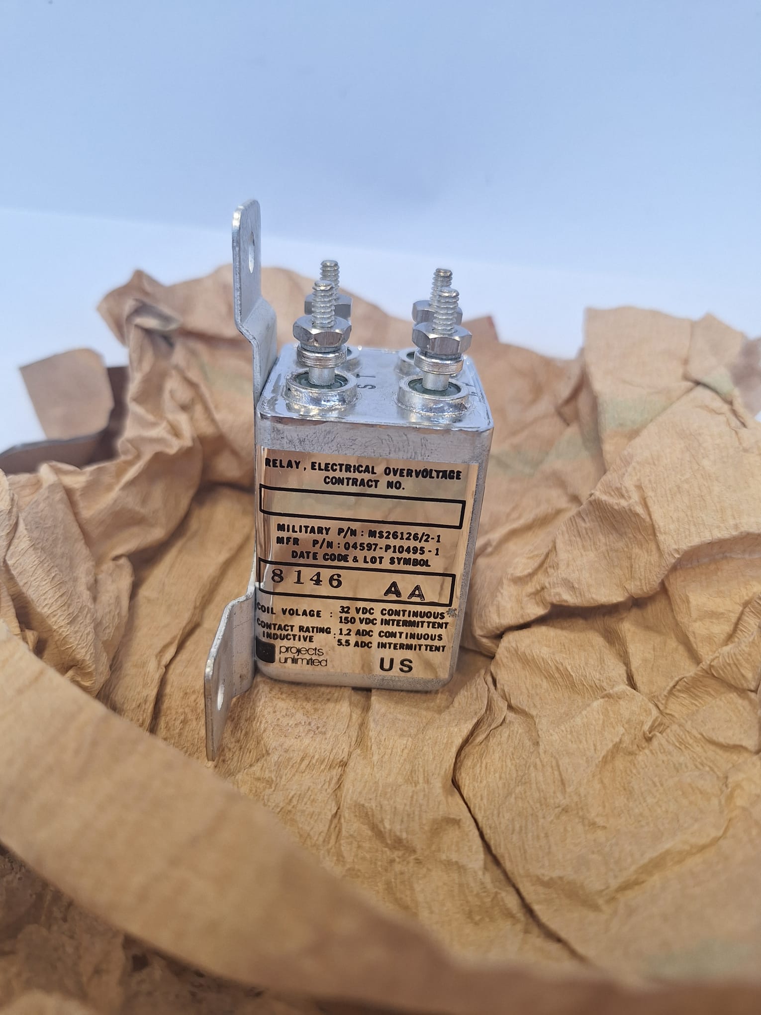P10495-1 RELAY ELECTRICAL OVERVOLTAGE